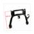 BEQUILLE CENTRALE CHINA 4T GY6 10'' NOIR 