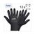 MONTAGE GLOVES NYLON BLACK/BLACK size XL (12)