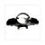 COVER HANDLE BAR CHINA CLASSIC LX BLACK 