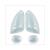 FLASHER GLASS YA AEROX OT SET STD TRANSPERANT