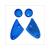 FLASHER GLASS APRILIA SRwww SET BLUE