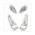 FL.ASHER GLASS PIAGGIO RUNNER SET TRANSPARANT