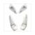 FLASHER GLASS PIAGGIO RUNNER nt SET BLANC