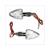 BLINKER UNI LED DREIECK CHROM CE SATZ 