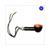 BLINKER UNI MINI OVAL SCHWARZ/ORANGE CE (1)