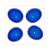 FL. GLASS PEUGEOT LUDIX SET   BLUE