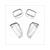 FLASHER GLASS YAMAHA BW''99 SET TRANSPARANT
