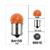 BULB BA15S 12V 10W AMBER (1)