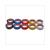 PVC BAND SCHWARZ/ROT/GELB/BLAU/WEIß   10Stuck
