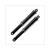 PAIRE AMORT UNI 10mm IMCA 240mm NOIR/CHROM