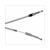 BRAKE CABLE FRONT ZUNDAPP STD  GREY ELVEDES
