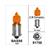BULB BAX9S H6W 12V 6W    HALOGEN ORANGE (1)