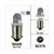 BULB BA9S  6V/12V LED WHITE BOLLARD (2)