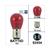BULB BAY15D 12V 21/5W RED (10)