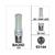 BULB BA20D 12V 35/35W (10W LED) rainbow (1)