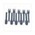 CABLE ADJUSTING SCREW M6 +GROOVE LONG 50mm (10)