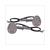 FLASHER CHINA GRAND RETRO CHROME CLEAR REAR SET