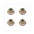CYLINDERHEAD FLANGE NUT 7mm SET (4)