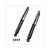 SHOCK ABSORBER SET UNI CLASSIC CHROME TUBE 340mm