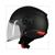 HELM LITE KIDS SOLID MAT ZWART   (XXXS)     S