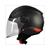HELM LITE KIDS SOLID ZWART   (XXXS)     S