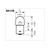 BULB BA15S 12V 10W GREEN (4)