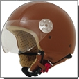 Retro leer licht Bruin