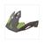 HELM KLEP STREETFIGHTER SKULL MAT GROEN