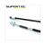 BRAKE CABLE REAR CHINA ELEGANCE 12'' SUPERTEC