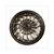 VELG DJJD CASHMERE ACHTER 2.5 x 10 ZWART