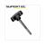ZIJKAPBOUT YAMAHA FS1 ot 50mm  ZWART