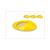 AIR FLOW KIT 4pcs OVAL  GELB