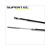 BRAKE CABLE REAR TGB 303/DELIVERY SUPERTEC