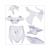 PLAATWERK KIT YAMAHA AEROX TUNING METALLIC WIT