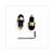 STUURBALANCER SET TWIN TITANIUM/ZWART