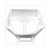HEAD LIGHT PANEL DERBI SENDA-R 2003-2010 WHITE