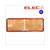 REFLEKTOR RECHTECKIG 85.5x31.5 ORANGE KLEBE CE