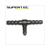 TUBE CONNECTOR T-PIECE 6mm BLACK SUPERTEC