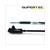 BRAKE CABLE REAR CPI GENERIC POPCORN/CRACKER