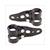 KOPLAMP-HAAK SET UNI 26-28mm ZWART (2)