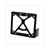 NUMBERPLATE BASE HORIZONTAL 143 x 123 ALU BLACK