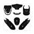 KIT CARROSSERIE PEUGEOT KISBEE BRILL NOIR 6parts