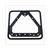 KENNZEICHENHALTER 145x125 RETRO MATT SCHWARZ