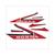 HONDA MB '87 TANKTRANSFERSET ROOD/WIT